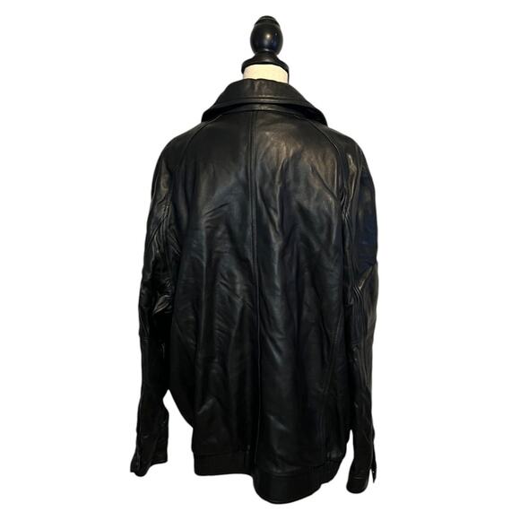 Pelle Studio Thinsulate Leather Full Zip Jacket Womens Size 2X Black Super Soft - Picture 4 of 9